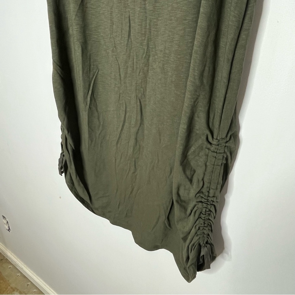 pureJill J. Jill Size XS PJ Easy Knit Side Tie Skirt Ruched Midi Green - Picture 3 of 5